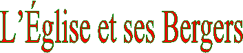 Lglise et ses Bergers (Suite)